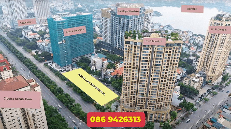 Vị trí dự án Phối cảnh dự án Celestine Westlake 